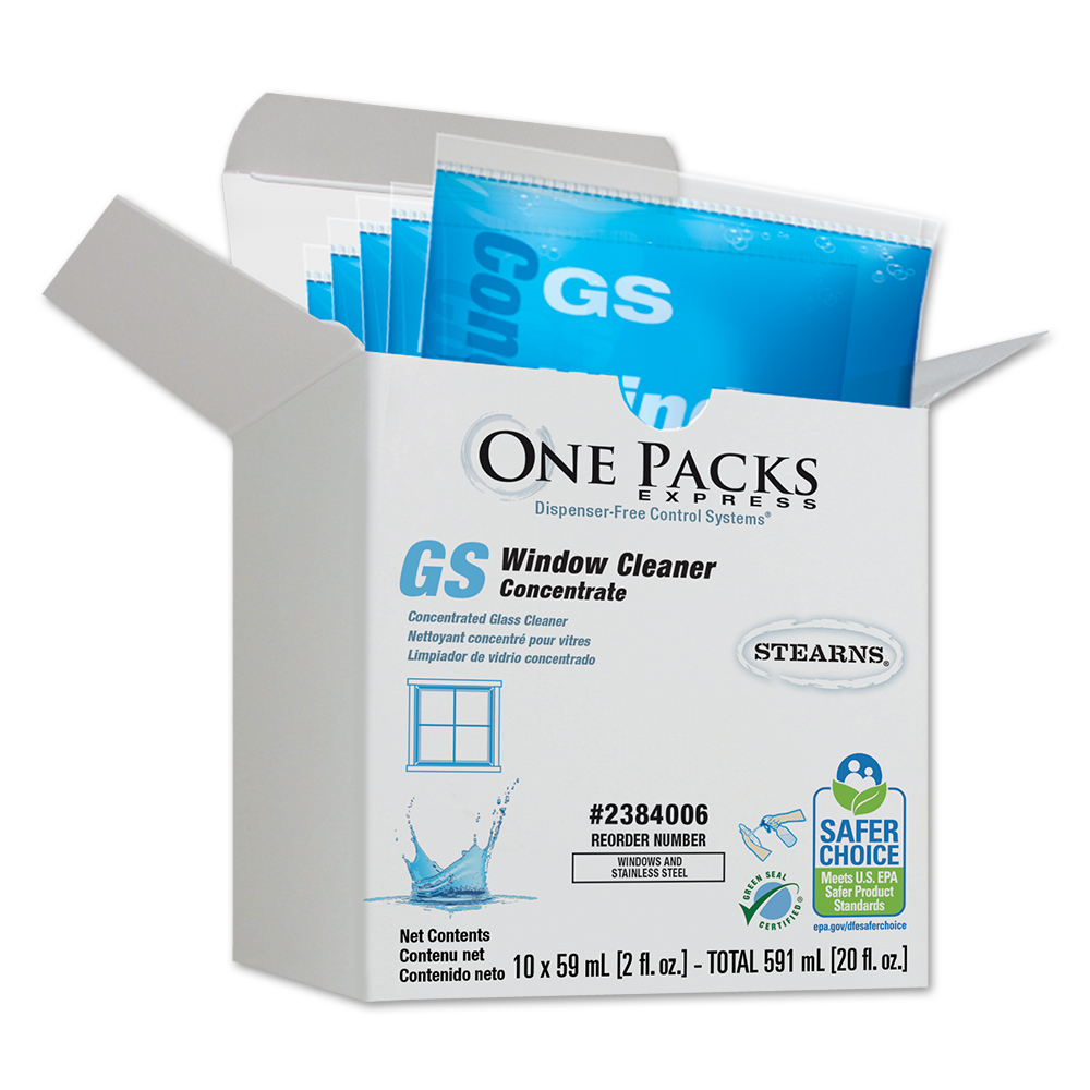 One Packs® Express GS Window Cleaner Concentrate