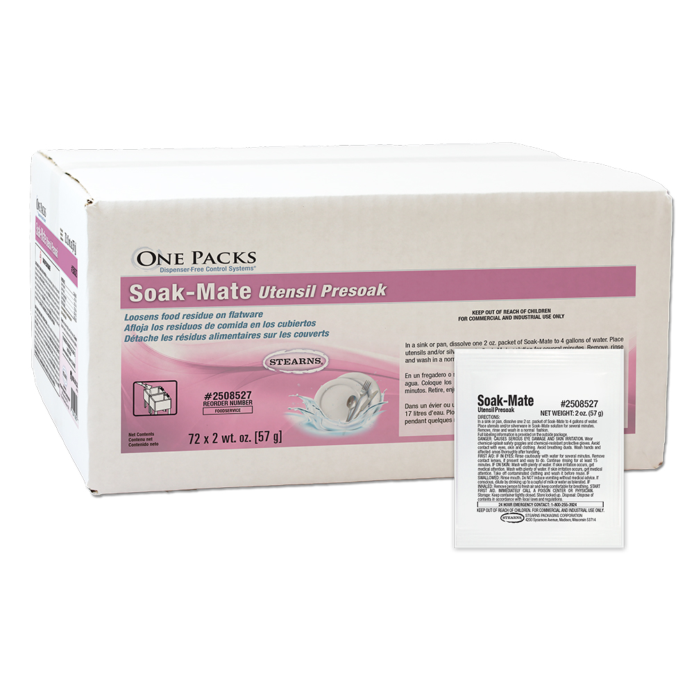 One Packs® Soak-Mate Utensil Presoak