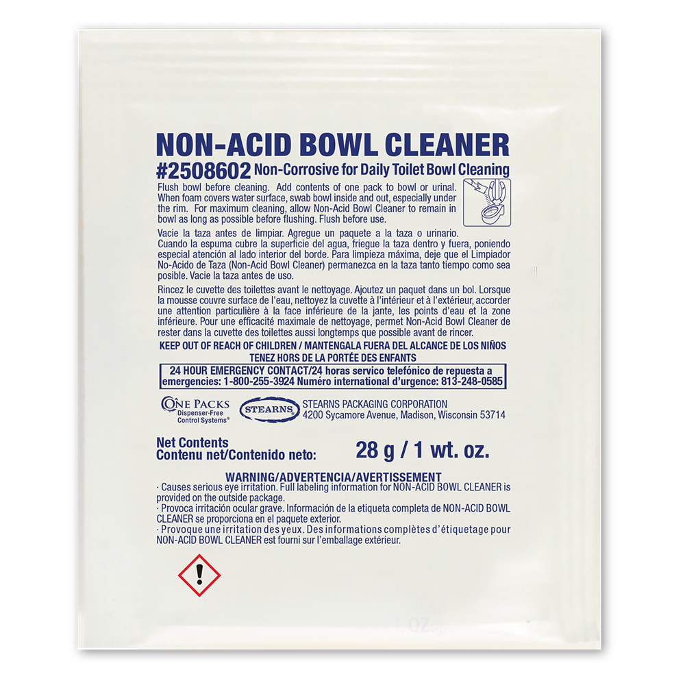 One Packs® Non-Acid Bowl Cleaner