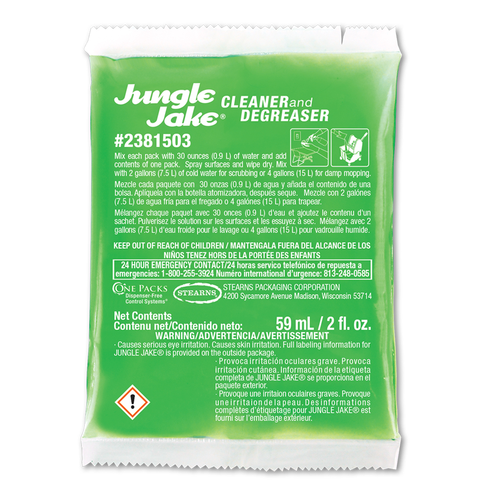 One Packs® Jungle Jake® Cleaner and Degreaser