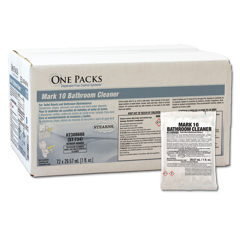 One Packs® Mark 10 Bathroom Cleaner