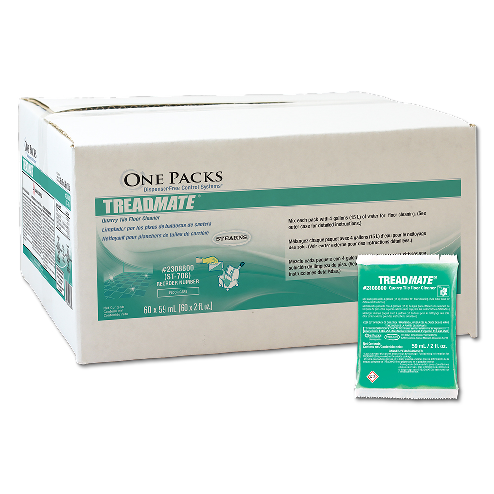 One Packs® TreadMate™ Quarry Tile Floor Cleaner