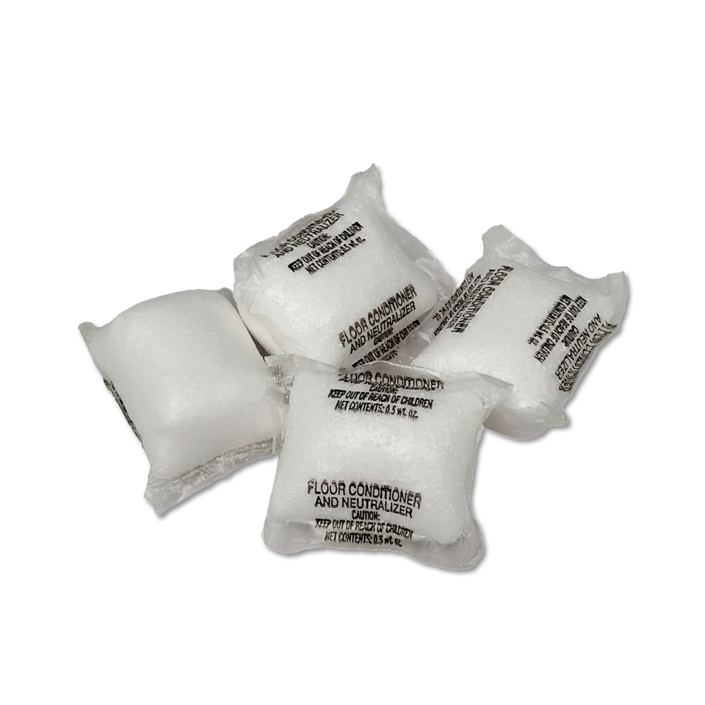 Water Flakes® Floor Conditioner and Neutralizer in water soluble packets