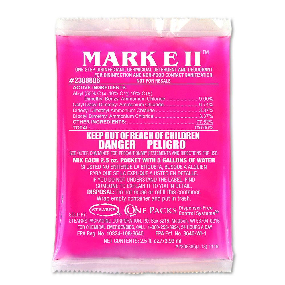 Quik Tank® Mark E II One-Step Disinfectant, Germicidal Detergent, and Deodorant
