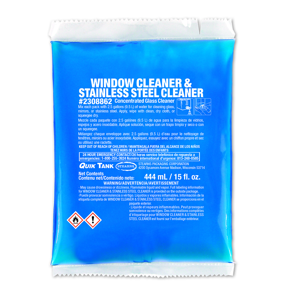 Quik Tank® Window Cleaner & Stainless Steel Cleaner