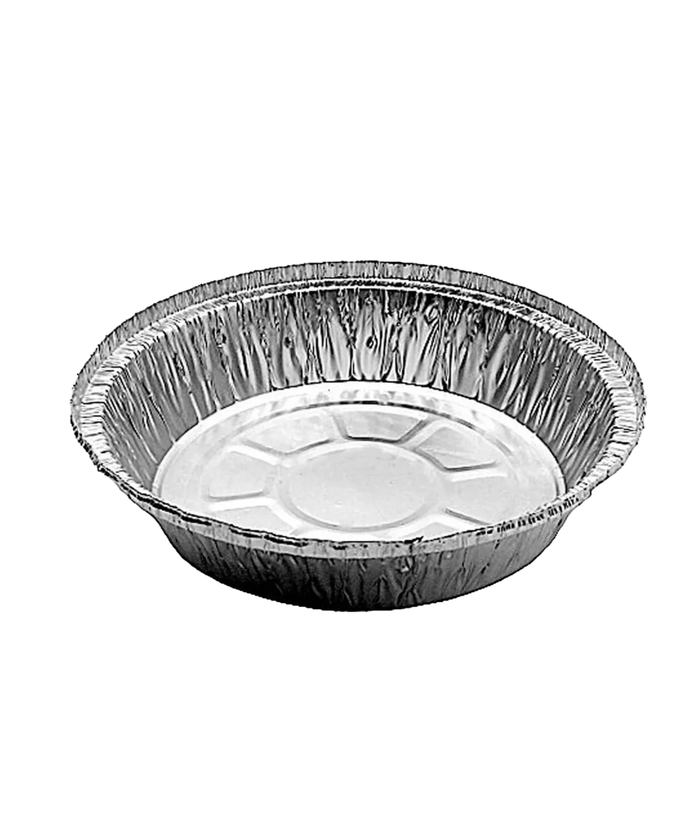 FOOD CONTAINER 8" ROUND ALUMINUM PAN SMART USA RD800 TAKE-OUT  - 500/CASE