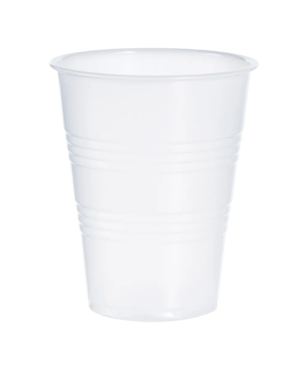 CUP 9oz PLASTIC TRANSLUCENT ROUND FOR COLD BEVERAGE - 2500/CASE