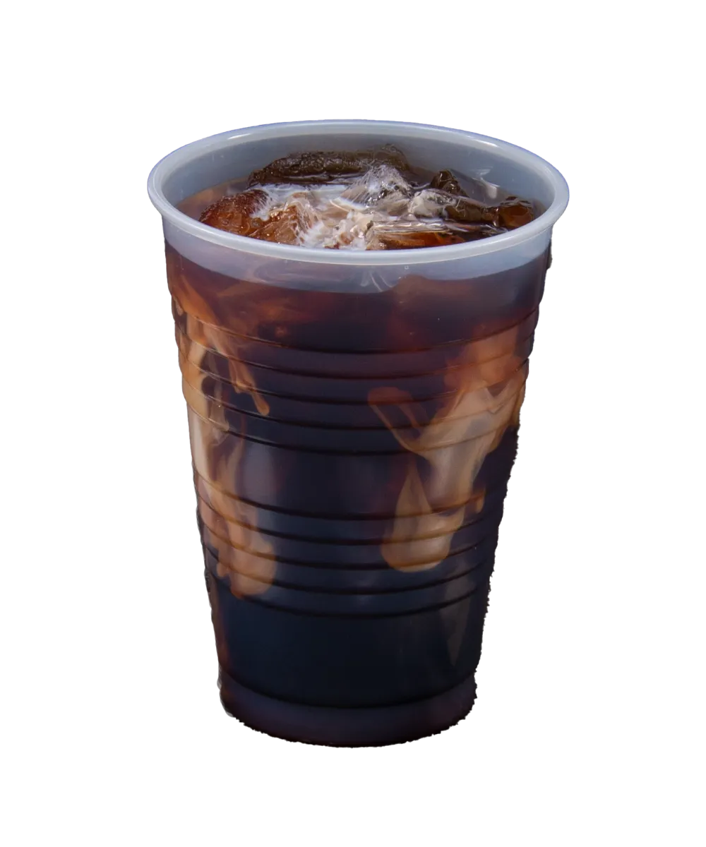 CUP 7oz PLASTIC TRANSLUCENT ROUND FOR COLD BEVERAGE - 2500/CASE