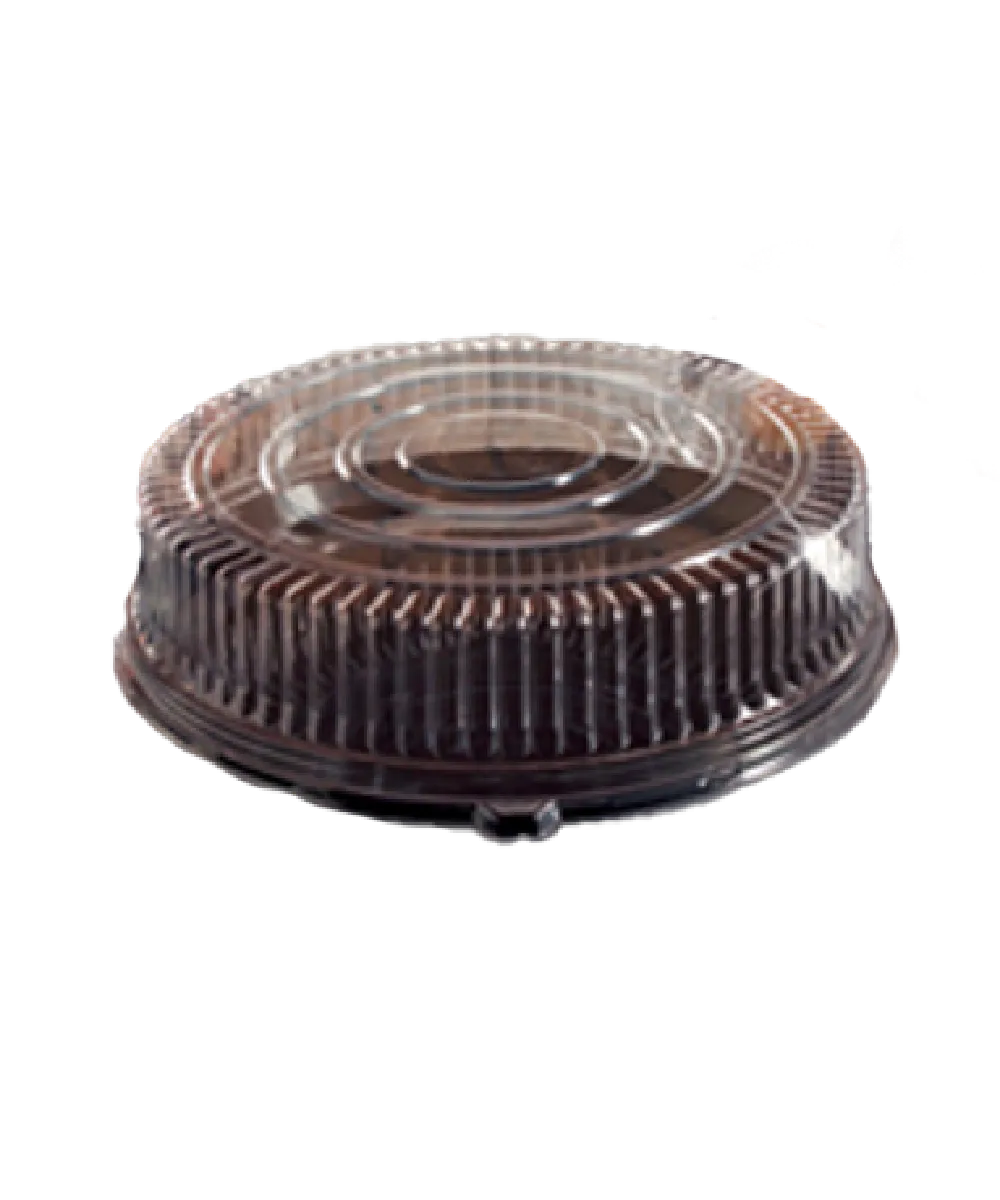 CATERING TRAY LID 18" ROUND HIGH DOME CLEAR PET SUSTAINABLE FOR 18" PLATTER - 25/CASE