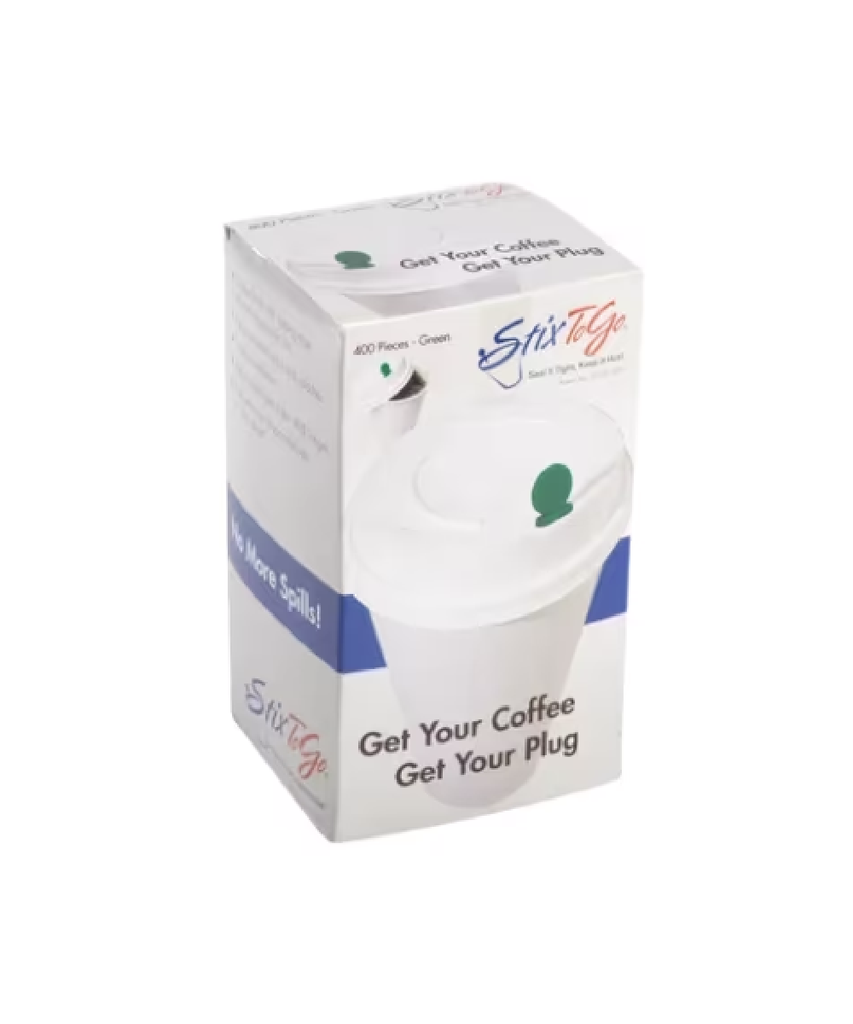 CIRCLE PLUG COFFEE STOPPER PLASTIC VARIETY COLORS - 400/CASE