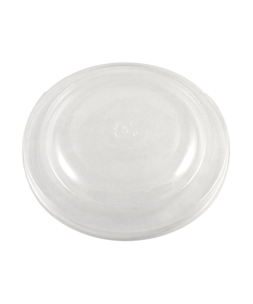 BOWL LID PLA FOR 16oz to 32oz FIBER PAPER BOWL COMPOSTABLE  - 300/CASE