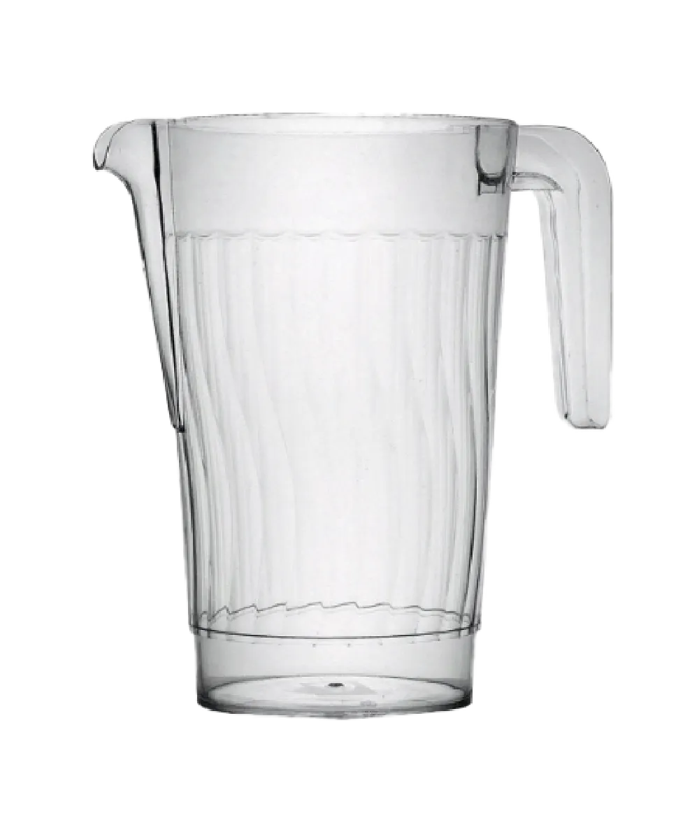 CATERING PITCHER 50oz CLEAR PLASTIC FOR COLD BEVERAGE - 50/CASE