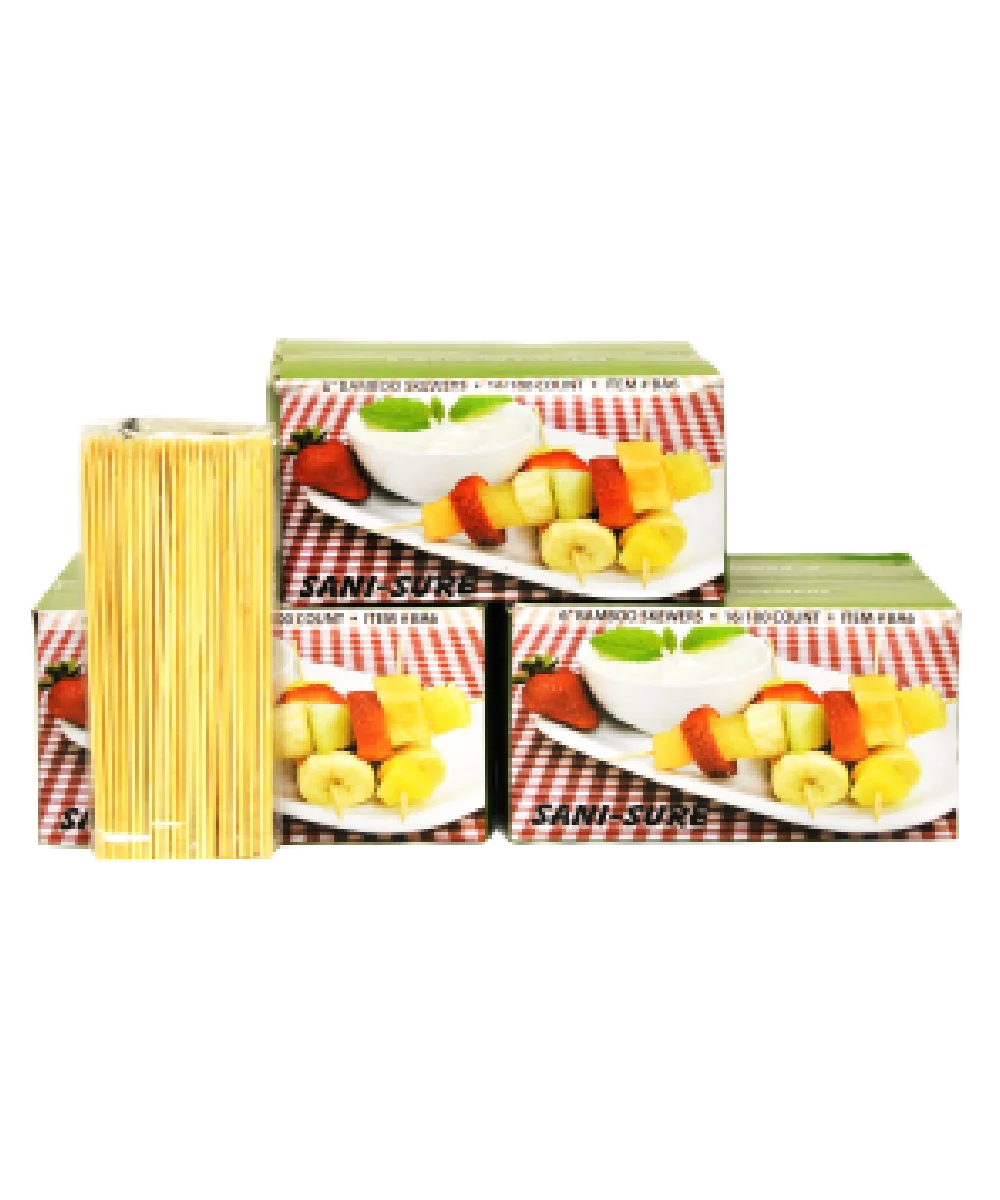 SKEWER BAMBOO 6" ROUND - 1600/CASE