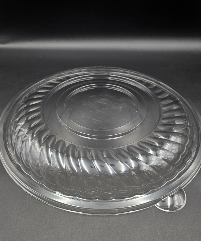 FOOD BOWL LID 16" PET CLEAR ROUND PrepServe FOR 320oz BOWL - 25/CASE