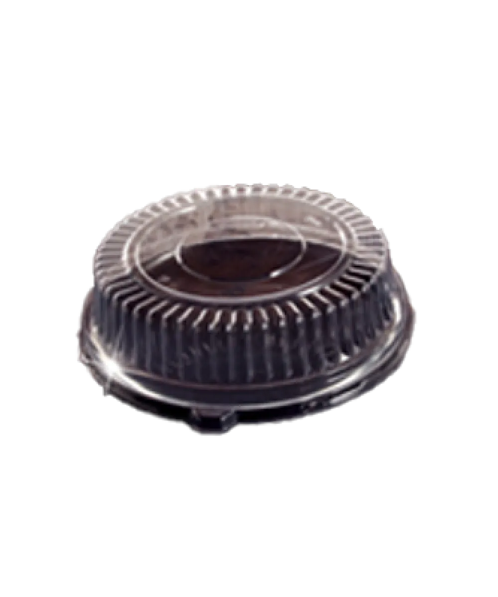 CATERING TRAY LID 12" ROUND DOME CLEAR PET FOR 12" PLATTER  SUSTAINABLE - 25/CASE