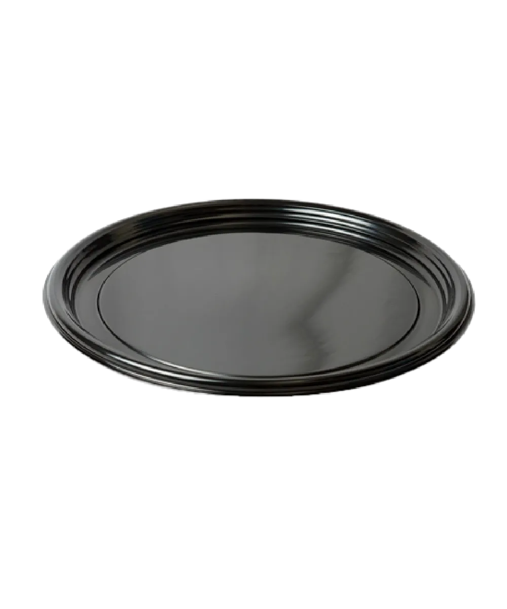 FOOD TRAY 16" ALUMINUM ROUND PLATTER RECYCLABLE - 25/CASE
