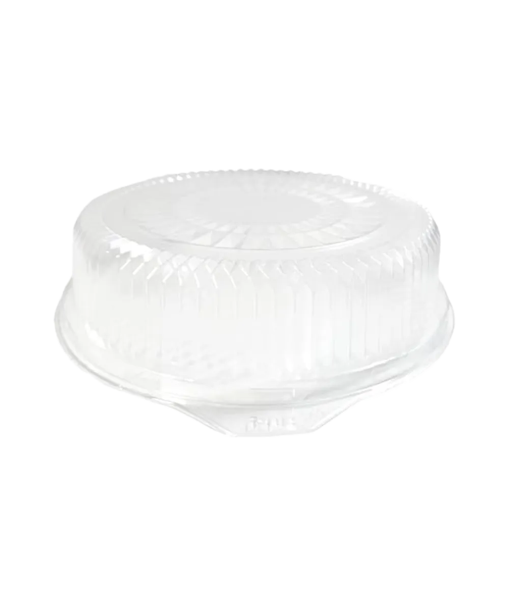 TRAY LID 16" ROUND HIGH DOME CLEAR PET FOR 16" PLATTER RM  SUSTAINABLE  - 50/CASE