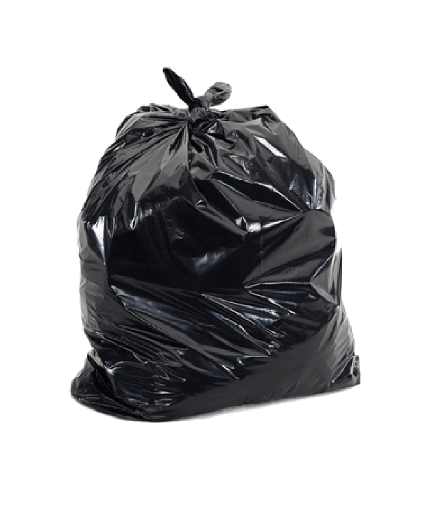 CAN LINER PLASTIC 22"X16"X58" BLACK X-HVY TRASH BAG - 100/CASE