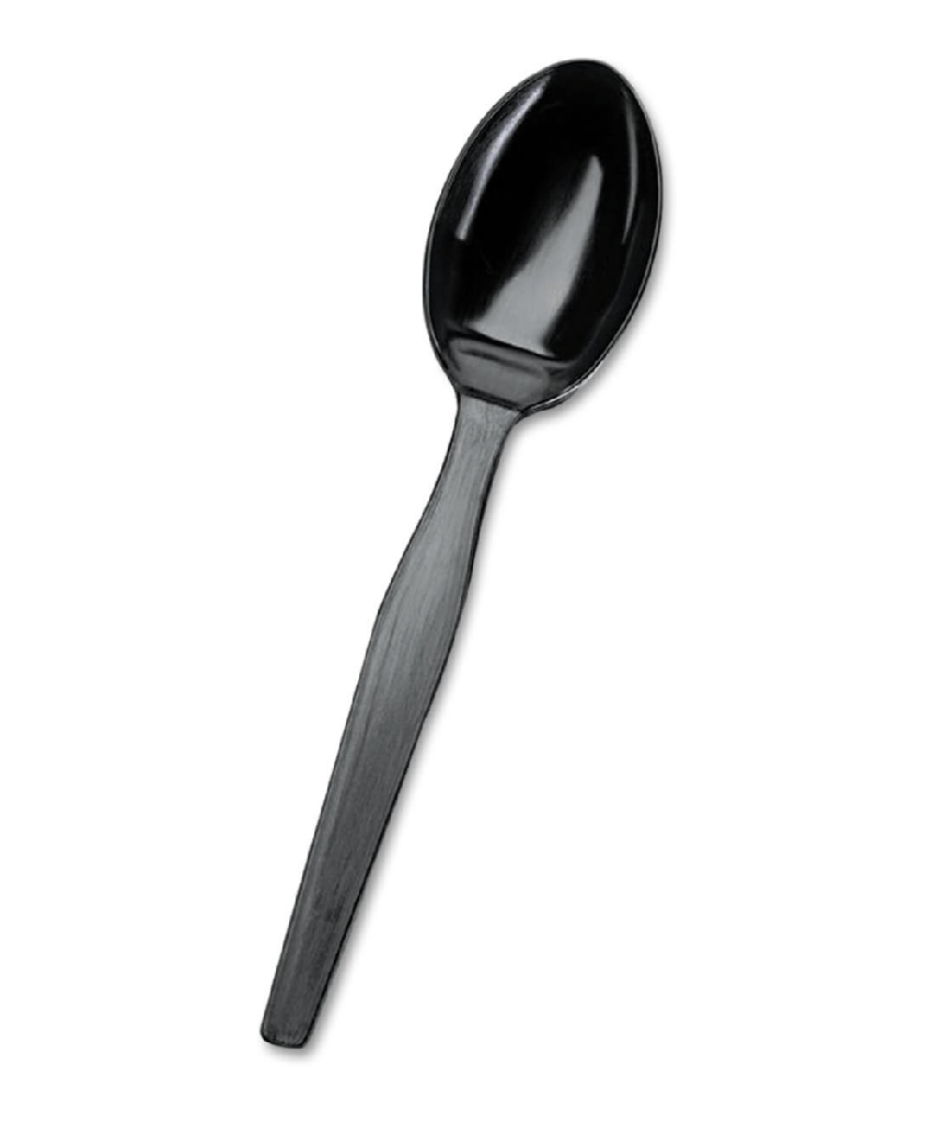 SPOON BLACK PLASTIC / SMARTSTOCK CUTLERY - 960/CASE