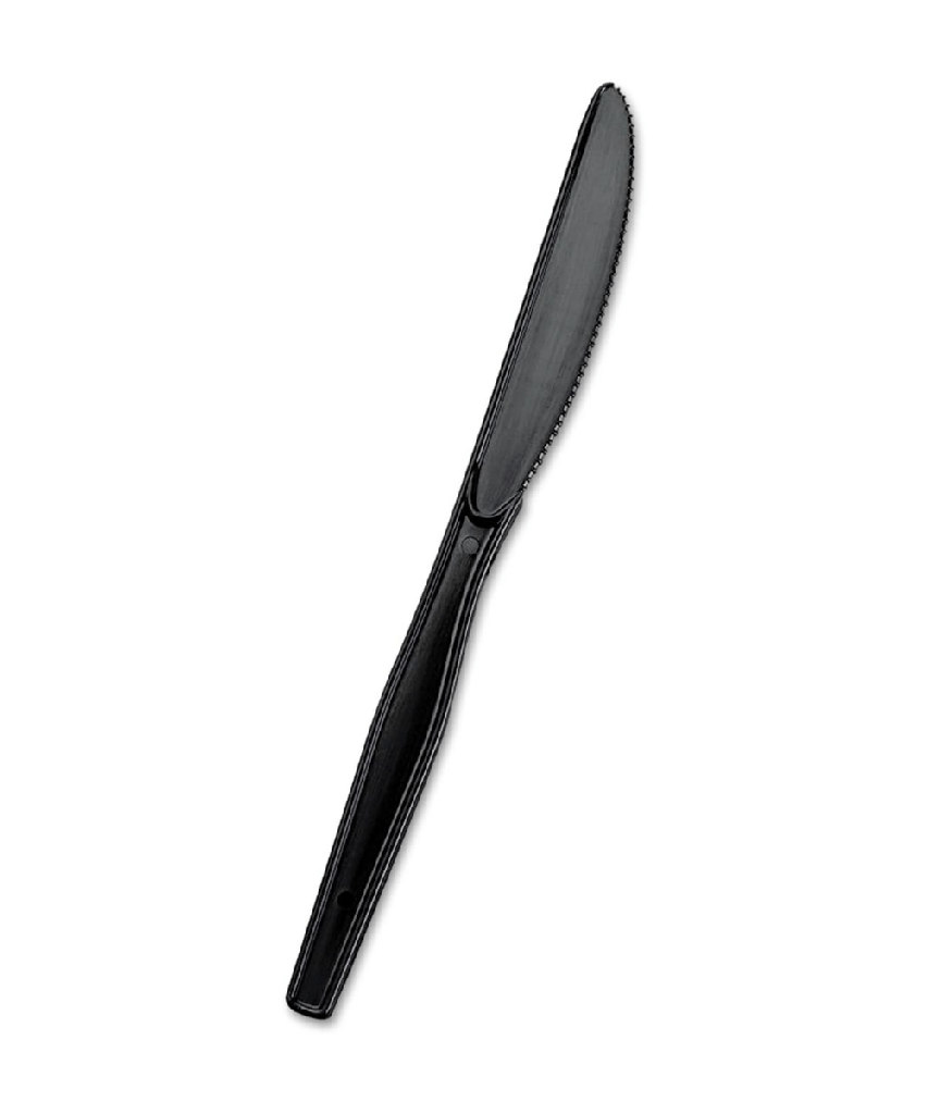 KNIFE BLACK PLASTIC / SMARTSTOCK CUTLERY - 960/CASE