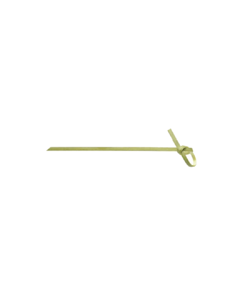 KNOT SKEWER BAMBOO 4" NATURAL KARAT EARTH - 5000/CASE
