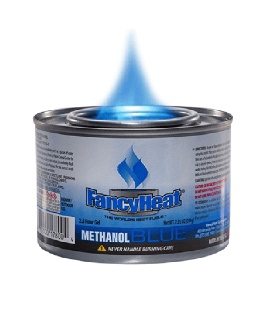 FUEL CHAFING METHANOL GEL BLUE FANCY HEAT 2.5HRS - 72/CASE
