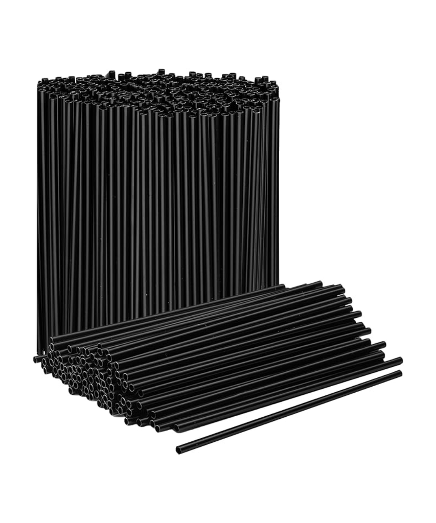 SIP STIRRER 5.25" BLACK PLASTIC - 10000/CASE