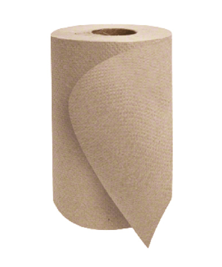PAPER TOWEL HARDWOUND 8"x350' NATURAL ROLL - 12/CASE