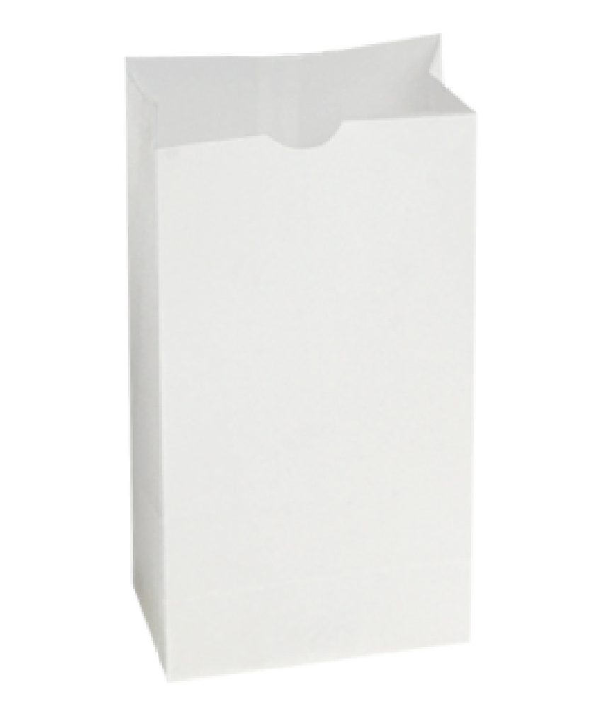 BAG PAPER BAKERY 6lb WHITE SOS Dubl Wax® RECYCLABLE - 1000/CASE