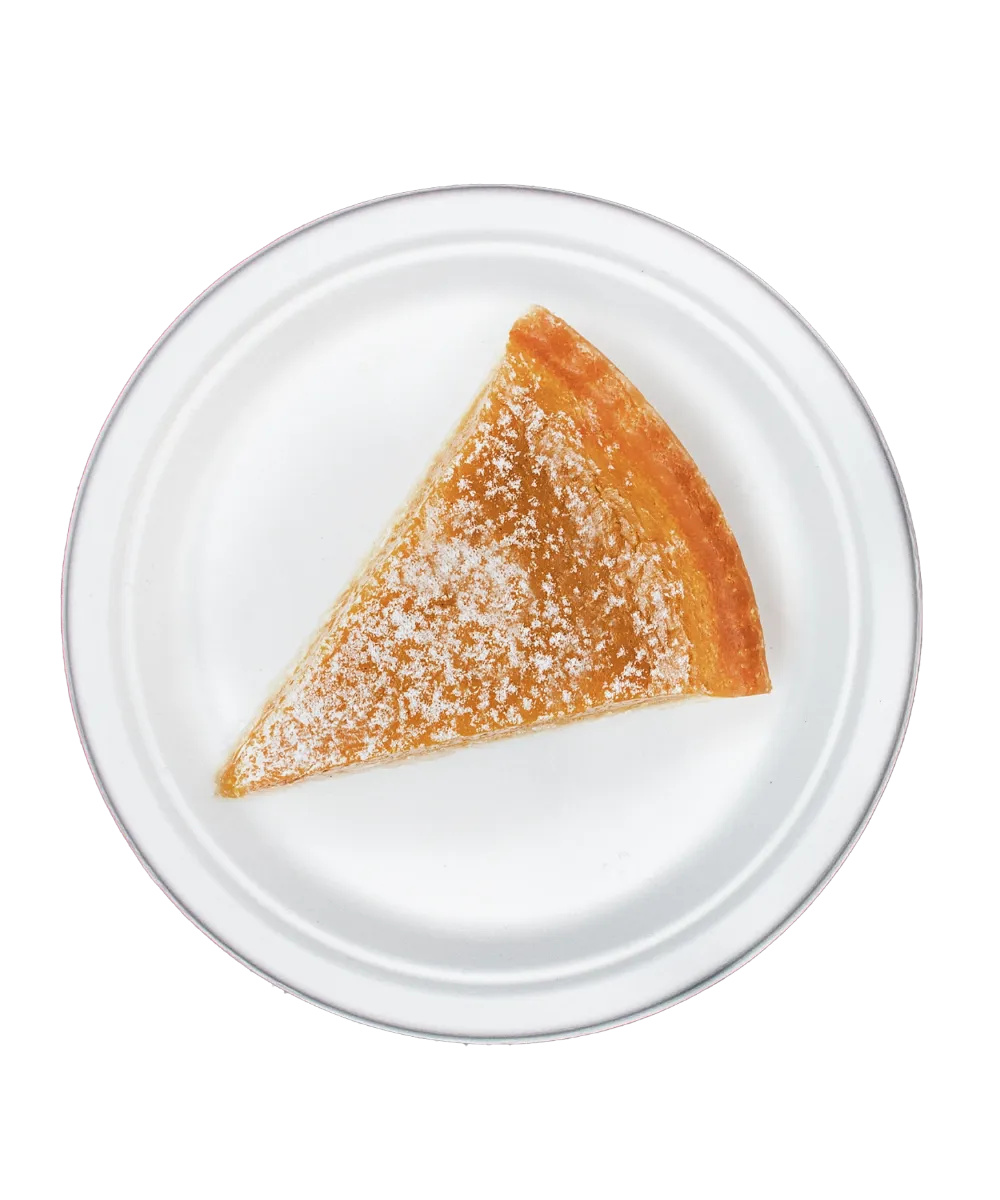 BAGASEE PLATE 6" IVORY ROUND SUGARCANE - 1000/CASE