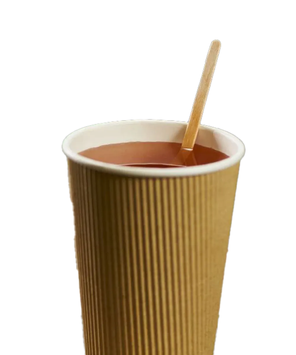 STIRRER 7.5" PAPER WRAPPED NATURAL WOODEN KARAT EARTH - 5000/CASE