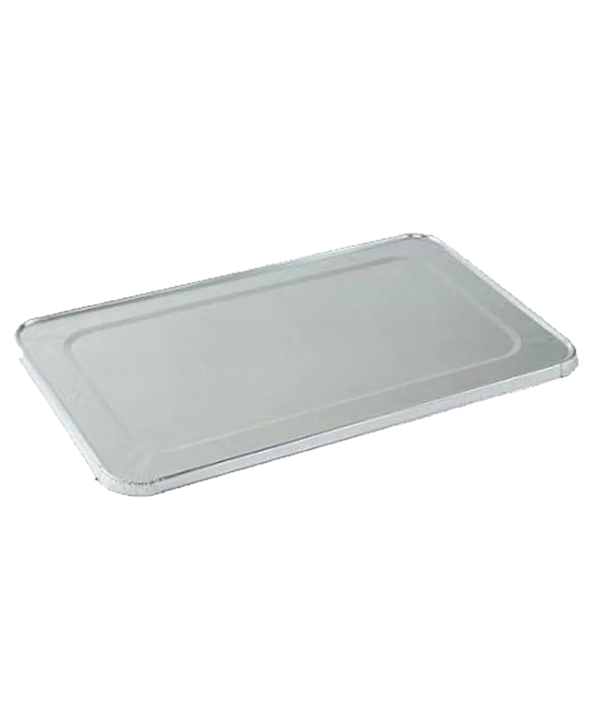 CATERING TRAY / STEAM TABLE PAN LID ALUMINUM FOR HALF TRAY - 100/CASE