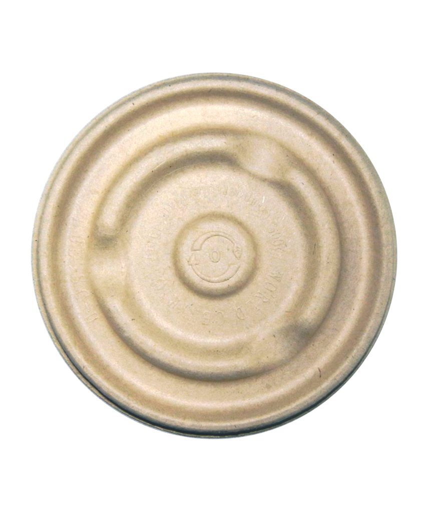 BOWL LID FIBER FITS 8oz 12oz 16oz BARREL BOWL ROUND - 500/CASE