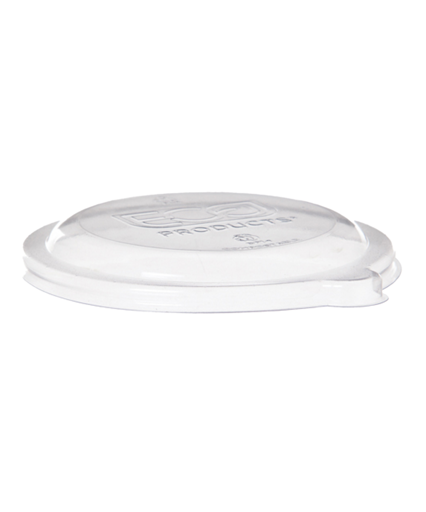 BOWL LID 6oz 8oz WorldView™ FLAT CLEAR PLA FOR COUPE BOWL  - 600/CASE