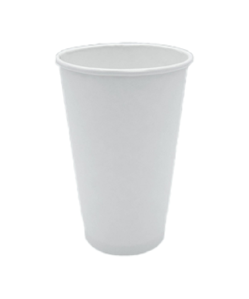 CUP 12oz WHITE PAPER ROUND FOR HOT BEVERAGE - 1000/CASE