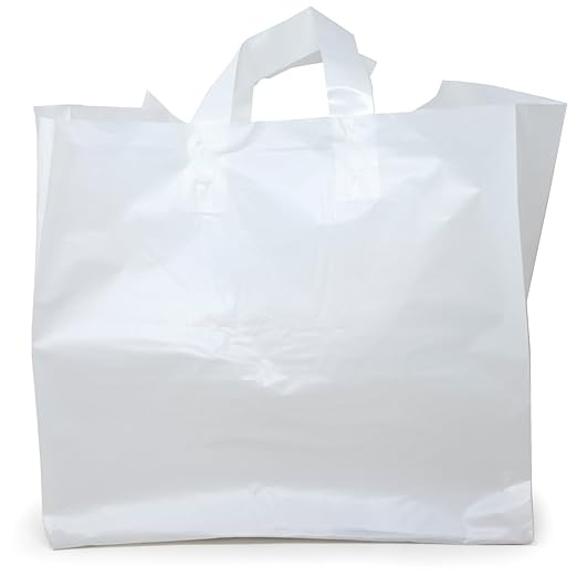 BAG HALF-TRAY WHITE PLASTIC 14x11.5x12x11.5 - 200/CASE