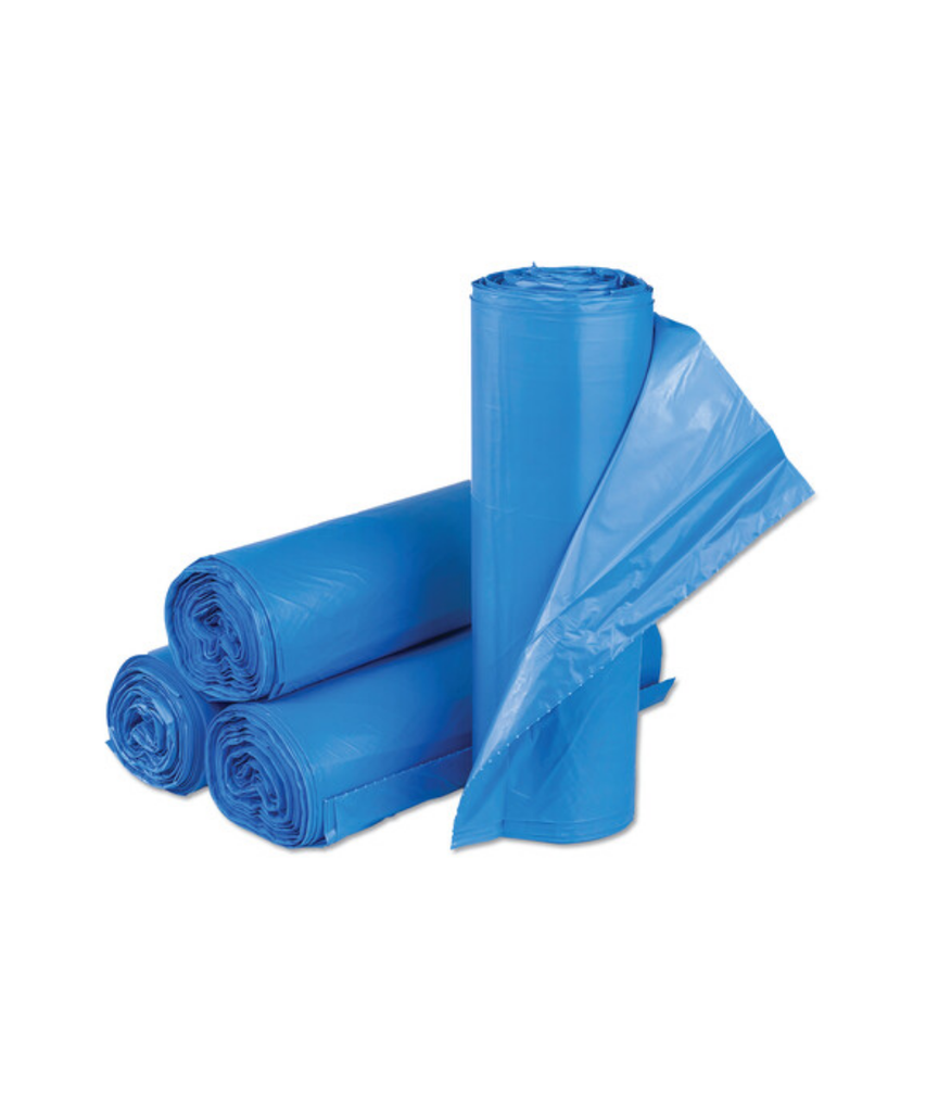 CAN LINER PLASTIC 15x9x31 BLUE 12-16 GALLONS - 250/CASE