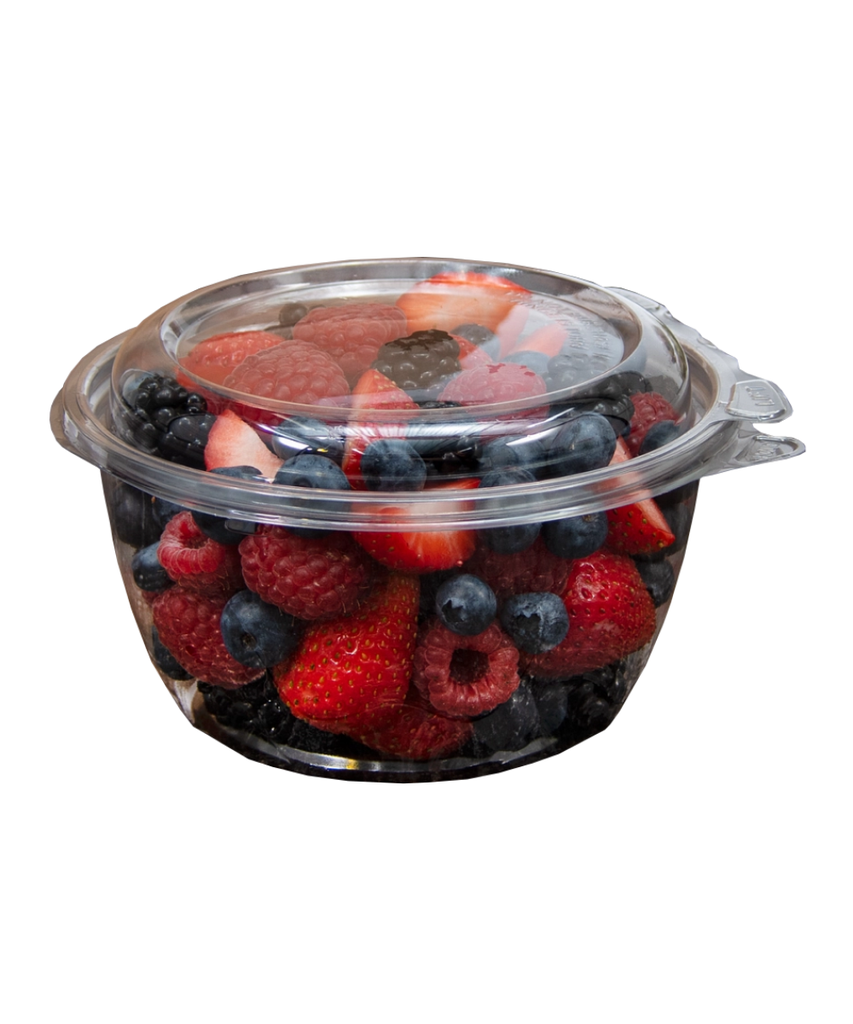 BOWL COMBO 16oz PET CLEAR TAMPER-EVIDENT RESISTANT w/DOME LID - 240/CASE