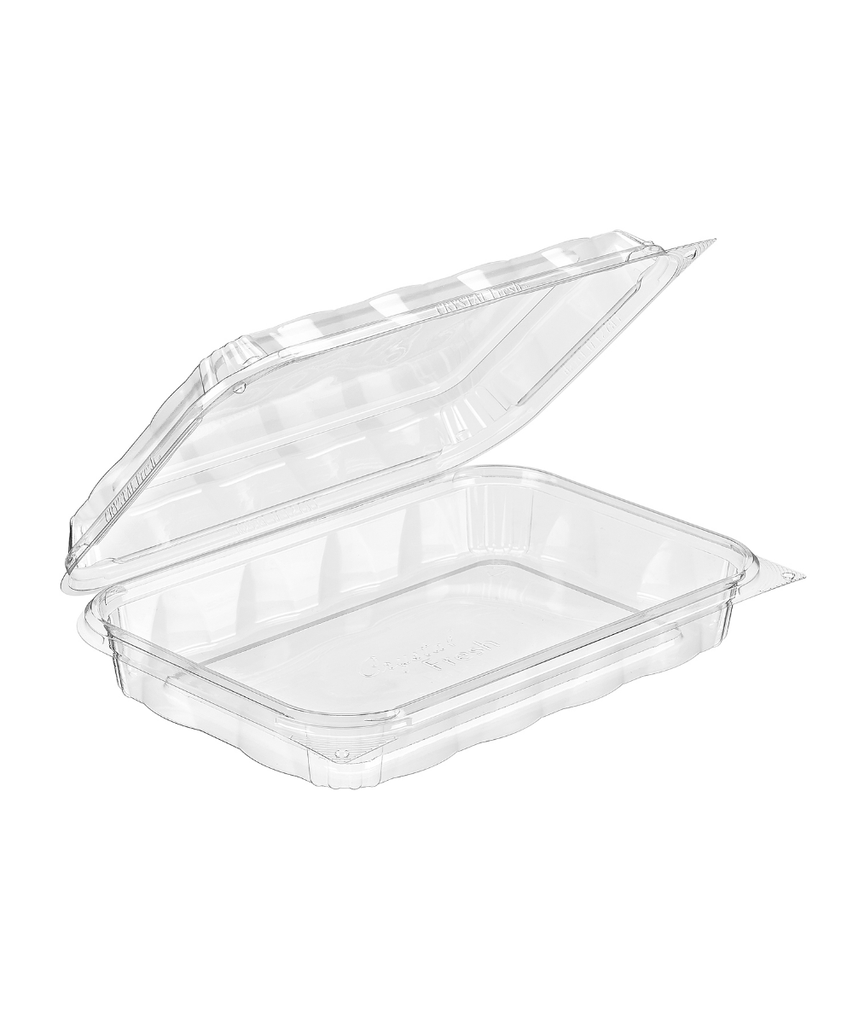 CRYSTALFRESH RECTANGULAR 9.75x6.75x2 SINGLE COMPARTMENT - 140/CASE