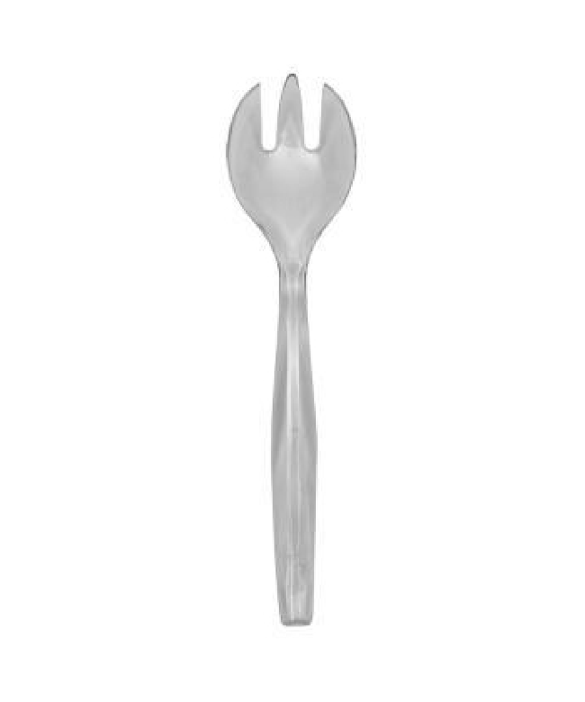 SERVING FORK 10" PLASTIC CLEAR - 72/CASE