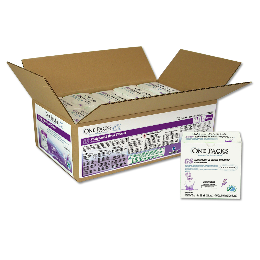 One Packs® Express GS Restroom & Bowl Cleaner Concentrate