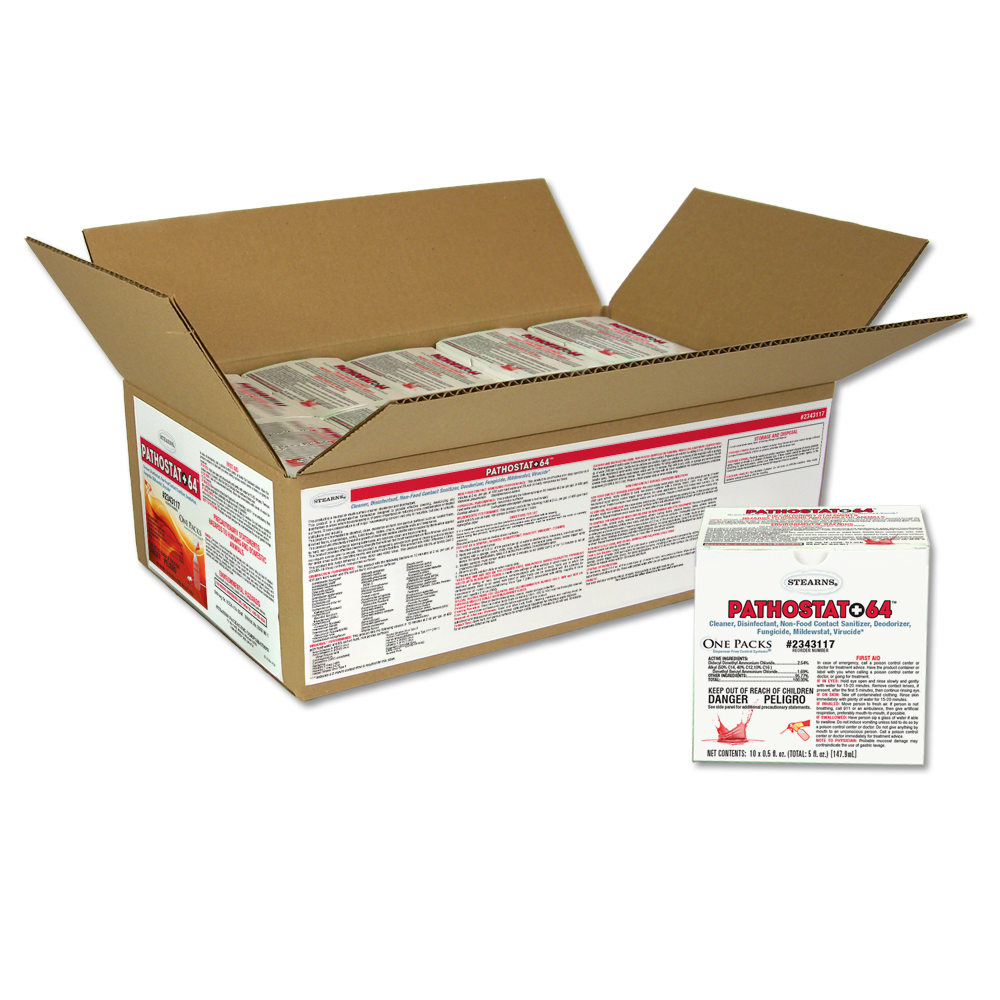 One Packs® Express Pathostat 64™ Disinfectant Cleaner