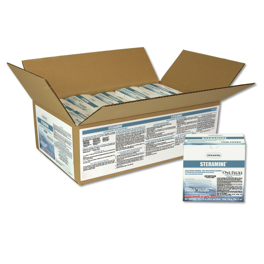 One Packs® Express Steramine® Sanitizer