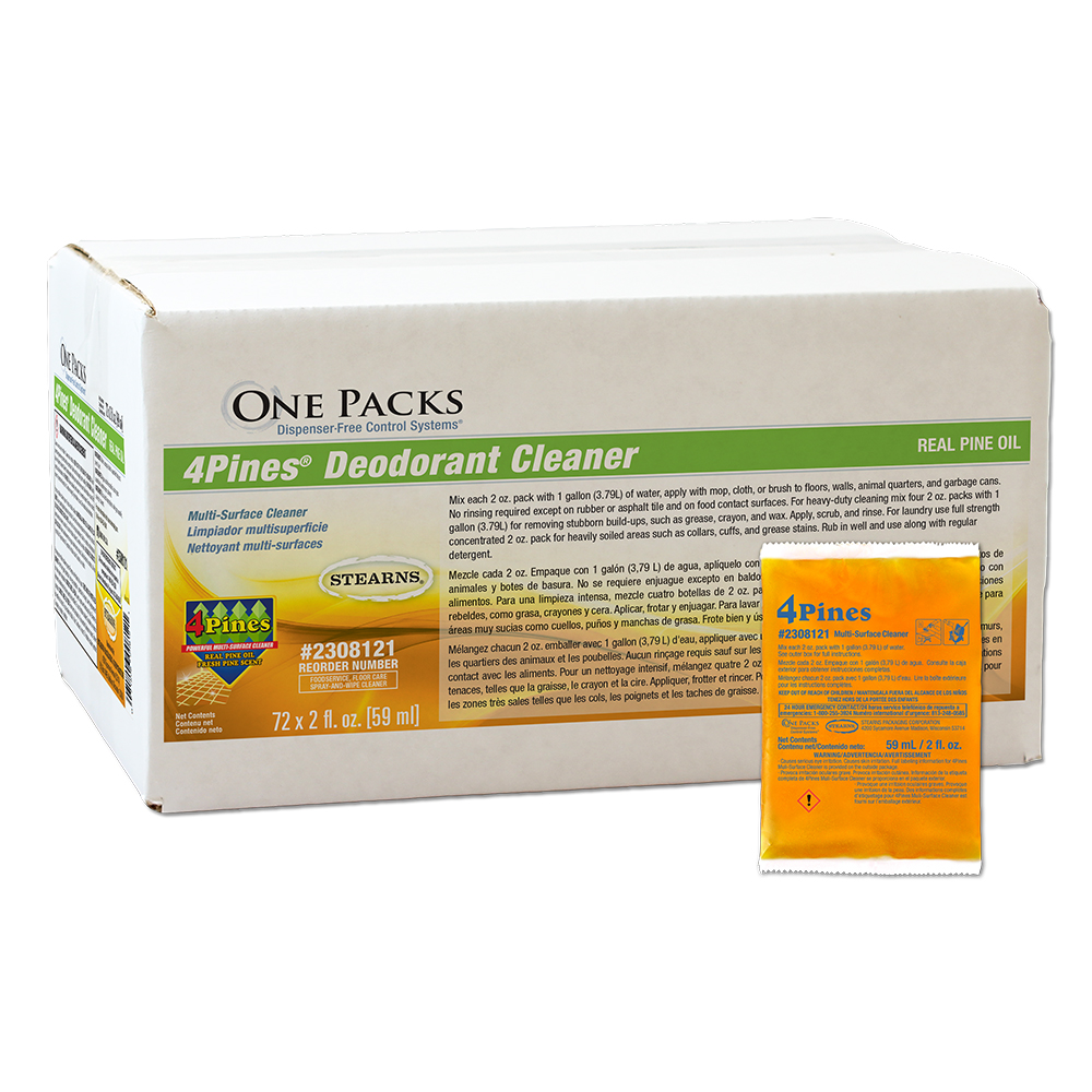One Packs® 4 Pines® Deodorizing Cleaner