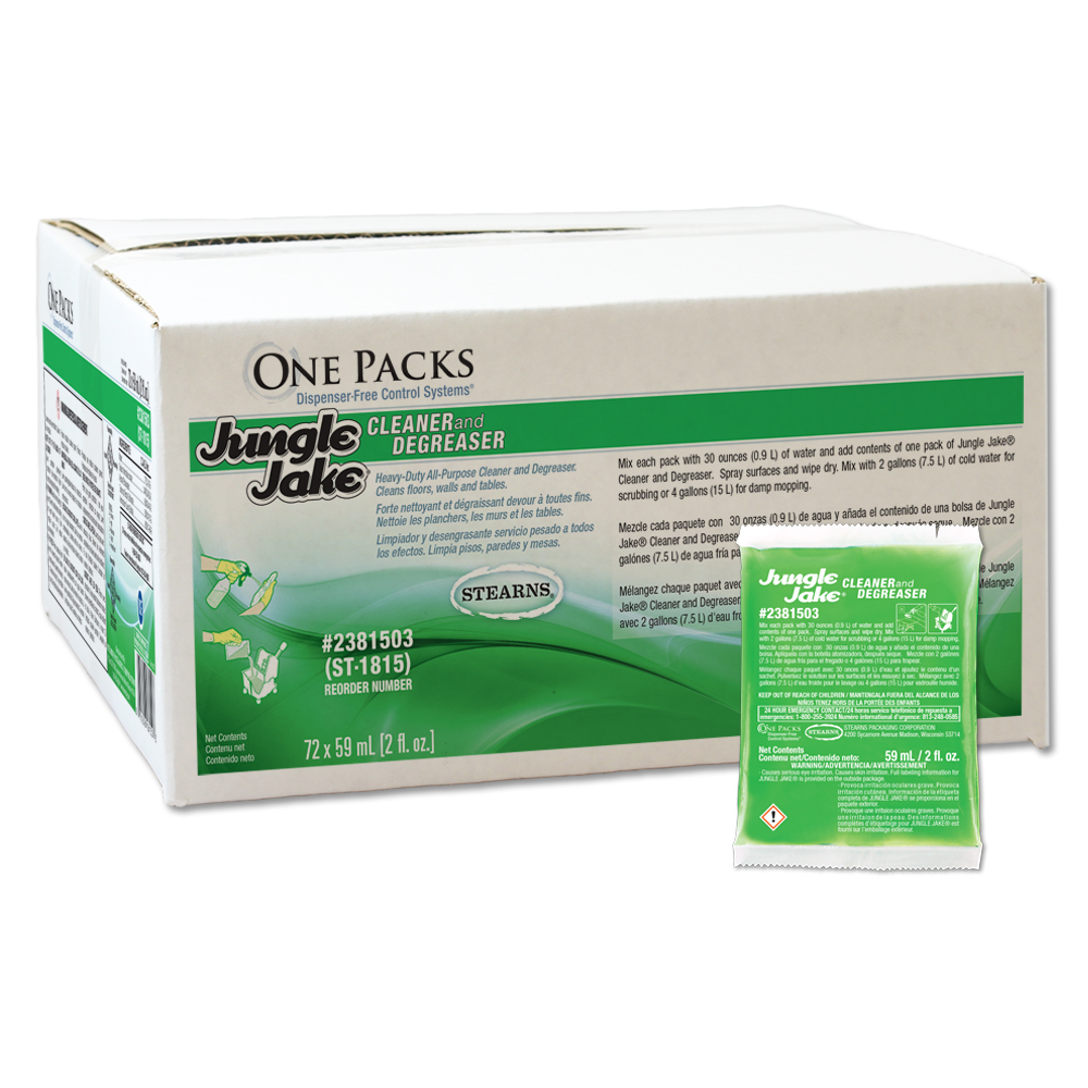 One Packs® Jungle Jake® Cleaner and Degreaser