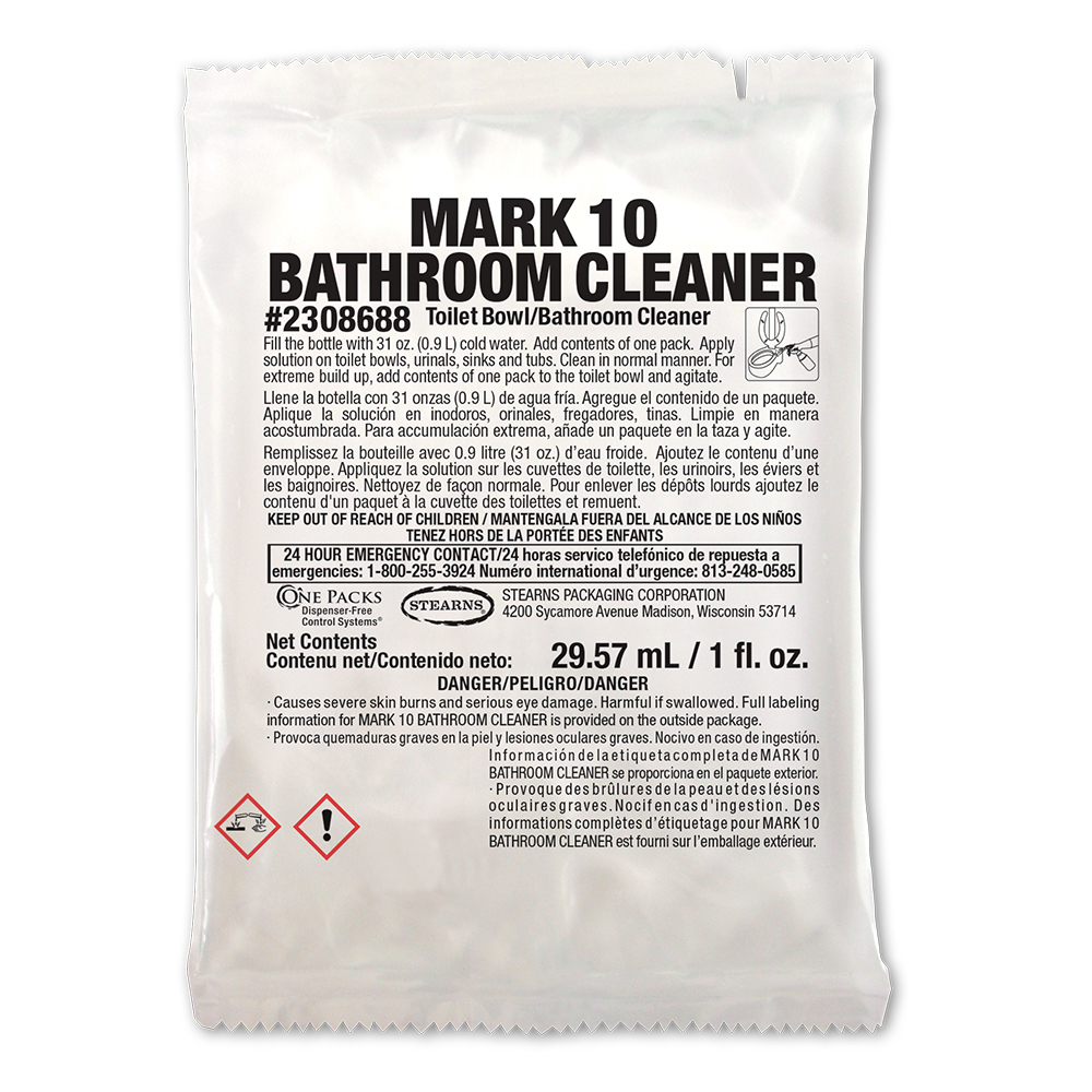 One Packs® Mark 10 Bathroom Cleaner