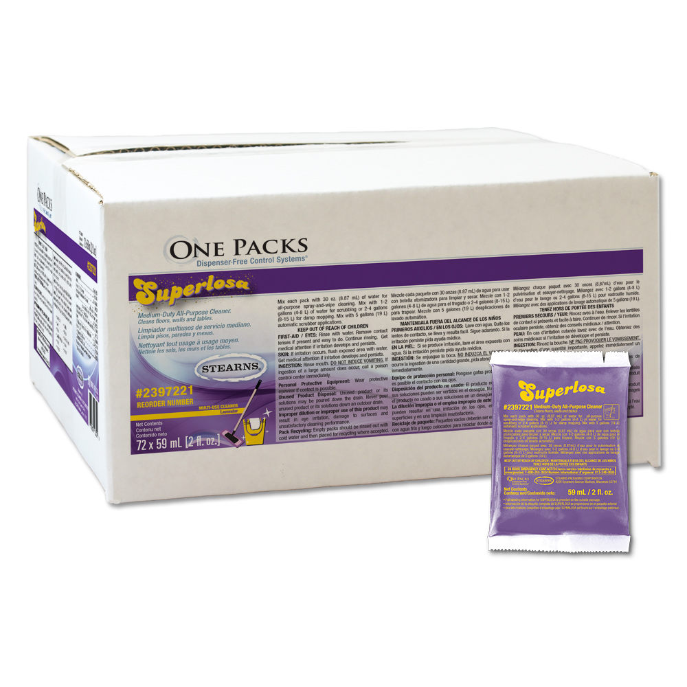 One Packs® Superlosa® Purple All-Purpose Cleaner