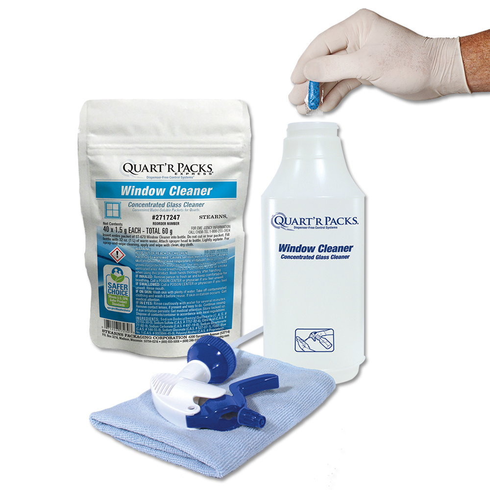 Quart’r Packs® Express Window Cleaner