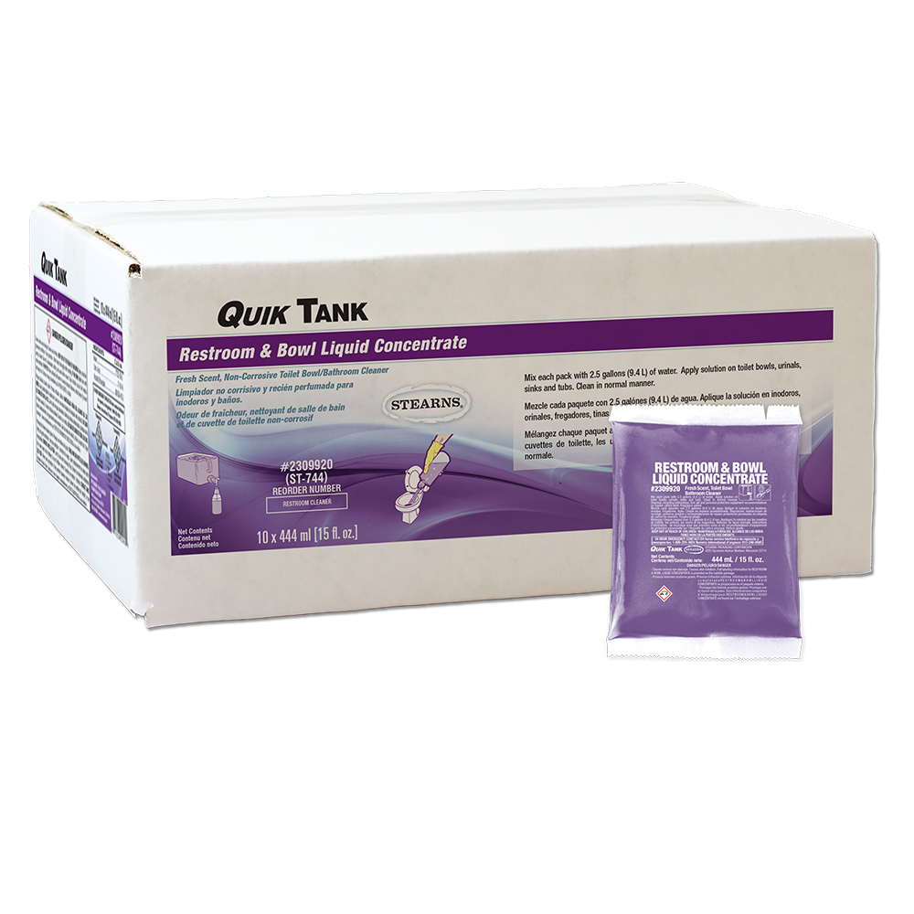 Quik Tank® Restroom & Bowl Liquid Concentrate