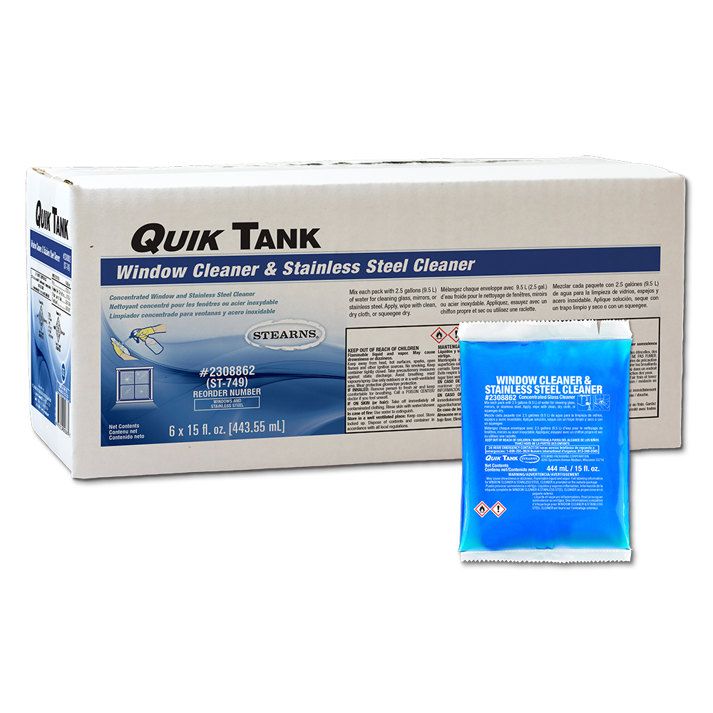 Quik Tank® Window Cleaner & Stainless Steel Cleaner